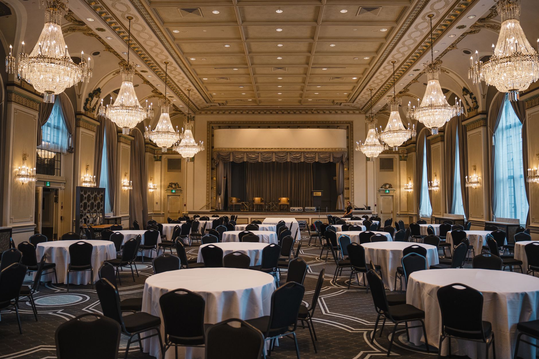 Luxury travel consortium conference gala showcasing premier agency partners
